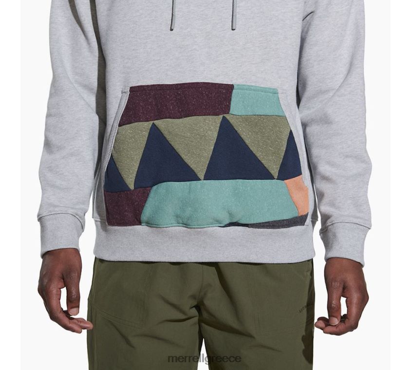 4FVVXX557 σκραπ πουλόβερ με κουκούλα (jms26641-050) γκρι ρείκι Merrell