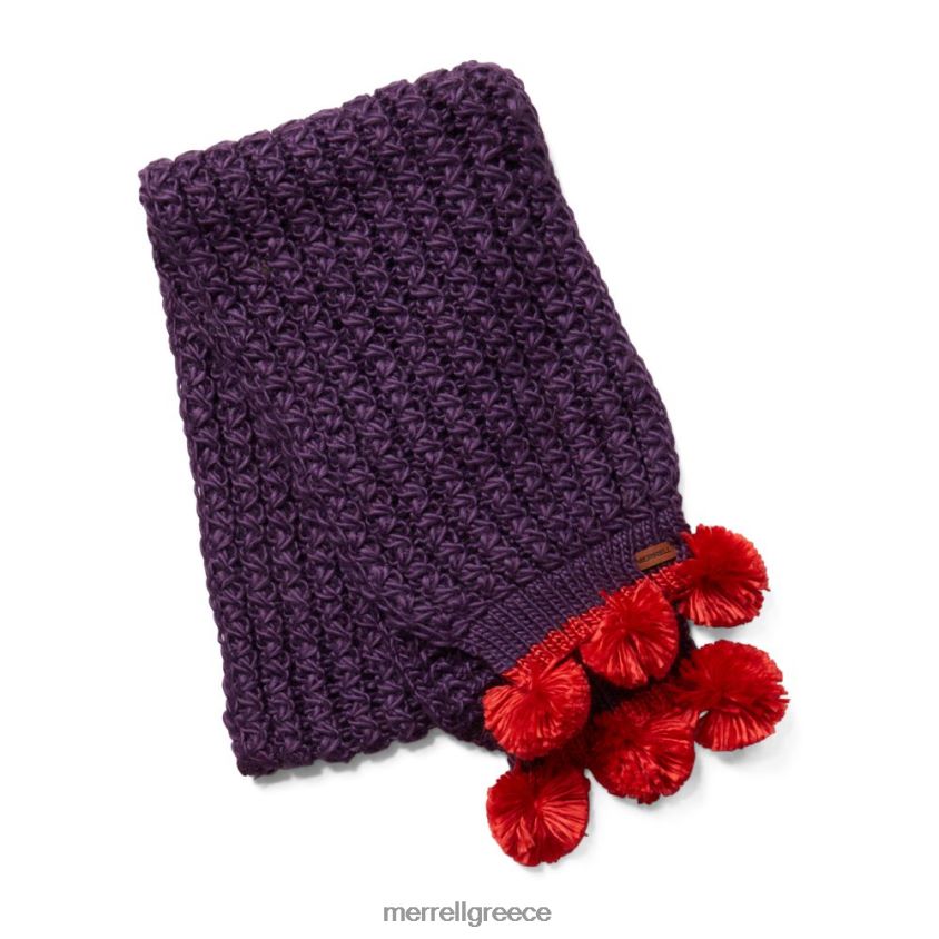 4FVVXX562 κασκόλ trailhead pom (jaf26279-620) μπορντό/λάβα Merrell