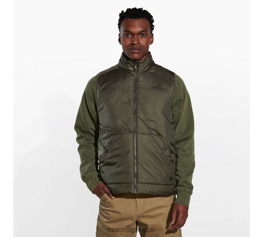 4FVVXX590 Γιλέκο με μόνωση geotex (jms26416-326) σκονισμένη ελιά Merrell