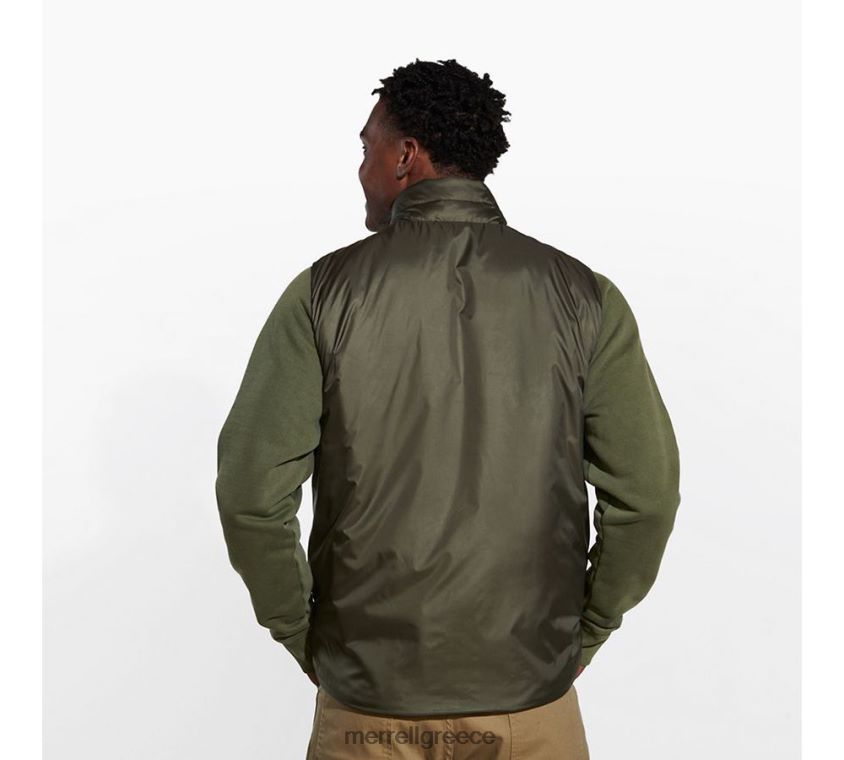 4FVVXX590 Γιλέκο με μόνωση geotex (jms26416-326) σκονισμένη ελιά Merrell