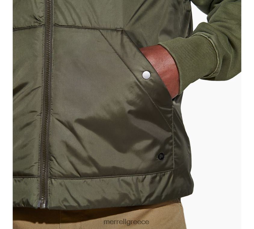 4FVVXX590 Γιλέκο με μόνωση geotex (jms26416-326) σκονισμένη ελιά Merrell