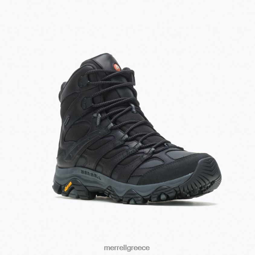 4FVVXX634 αδιάβροχο moab 3 thermo tall (j036565) μαύρος Merrell