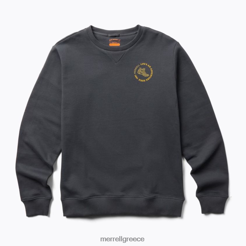 4FVVXX697 life\s an adventure crew fleece λαιμού (jmf26623-425) μελάνι της Ινδίας Merrell