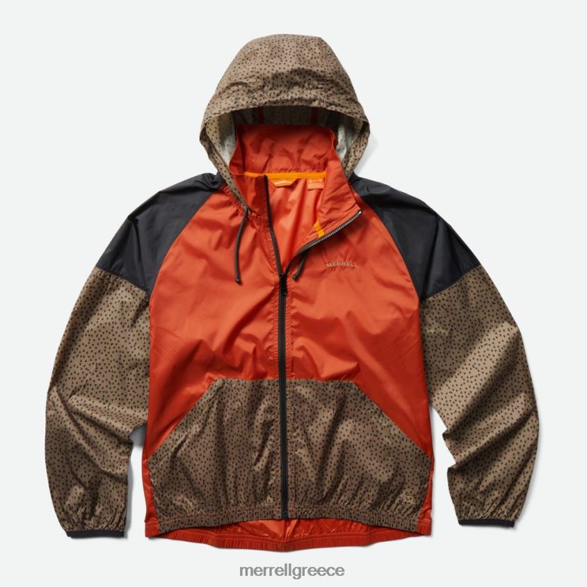 4FVVXX775 αιολικό κέλυφος συσκευασμένο σκλήθρα (jms26322-933) απόχρωση αργίλου/σέπια Merrell