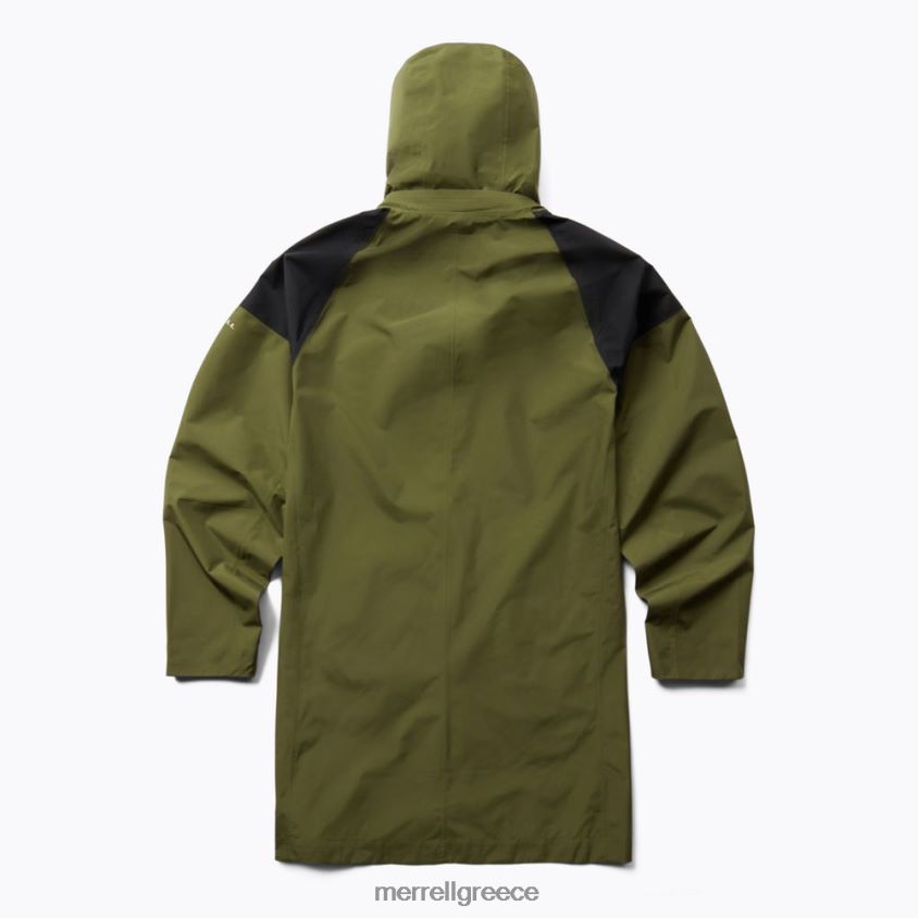 4FVVXX797 parka τσέπης φορτίου gore-tex (jmf26677-326) σκονισμένη ελιά Merrell