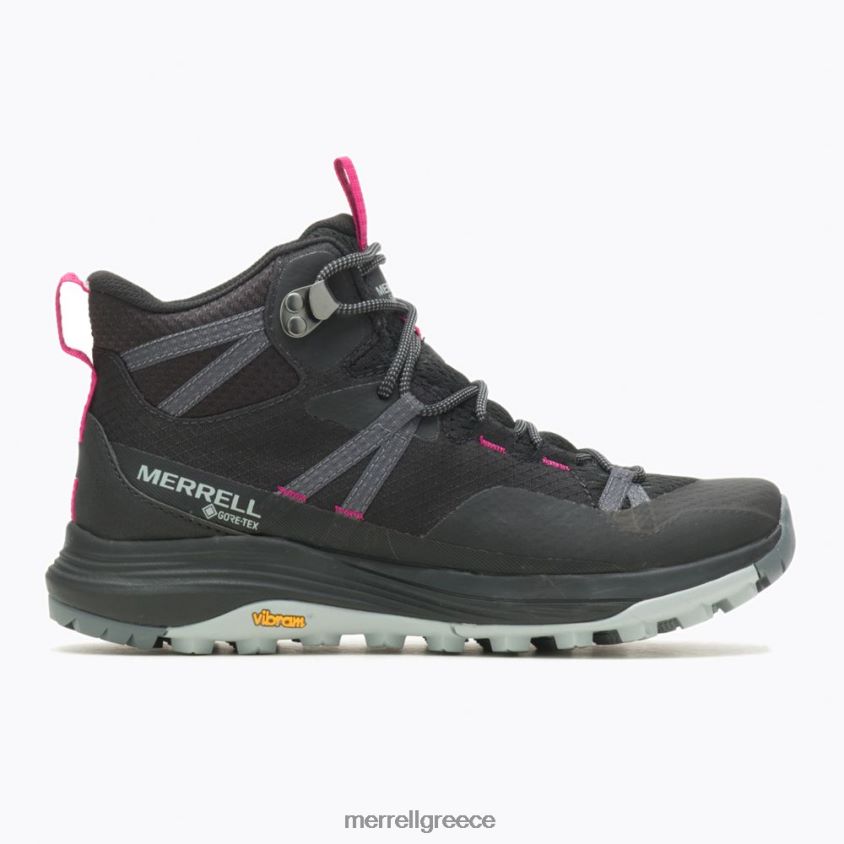 4FVVXX831 σειρήνα 4 mid gore-tex (j037282) μαύρος Merrell