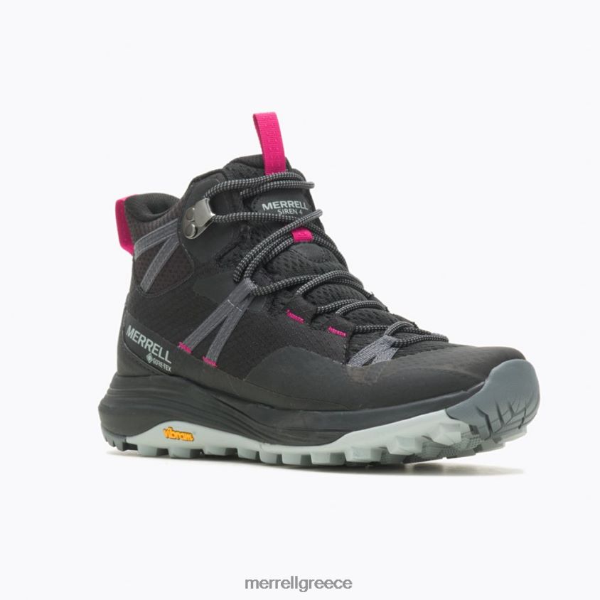 4FVVXX831 σειρήνα 4 mid gore-tex (j037282) μαύρος Merrell