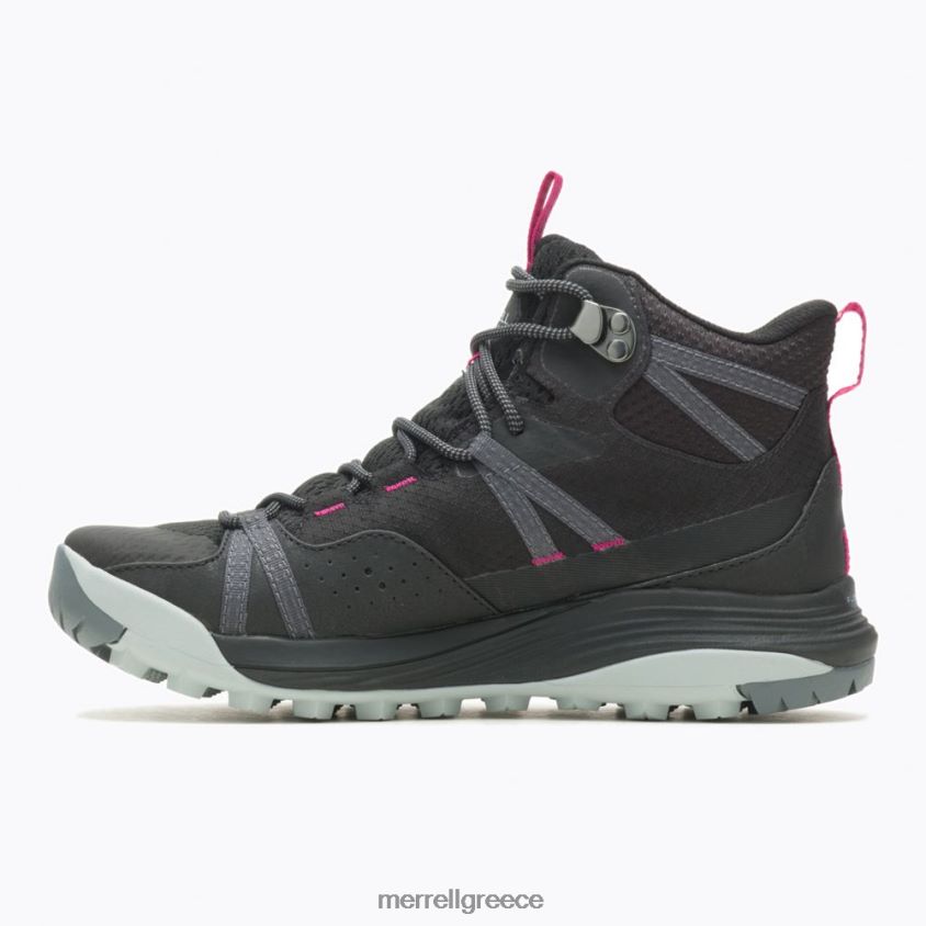 4FVVXX831 σειρήνα 4 mid gore-tex (j037282) μαύρος Merrell