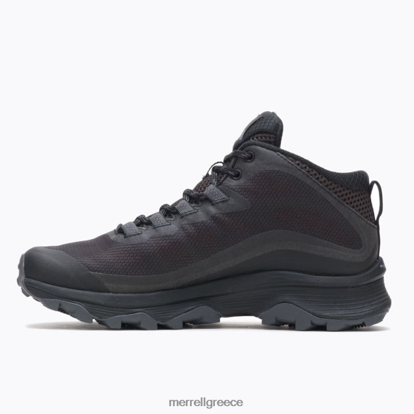 4FVVXX877 ταχύτητα moab mid gore-tex (j067174) μαύρο/άσφαλτο Merrell