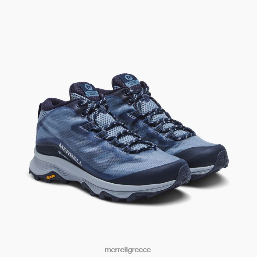 4FVVXX879 ταχύτητα moab mid gore-tex (j135418) ΠΟΛΕΜΙΚΟ ΝΑΥΤΙΚΟ Merrell