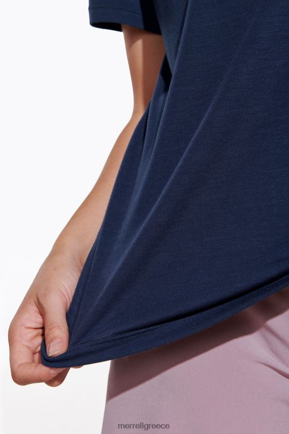 4FVVXX996 καθημερινό μπλουζάκι με τένσελ (jws26442-353) ΠΟΛΕΜΙΚΟ ΝΑΥΤΙΚΟ Merrell