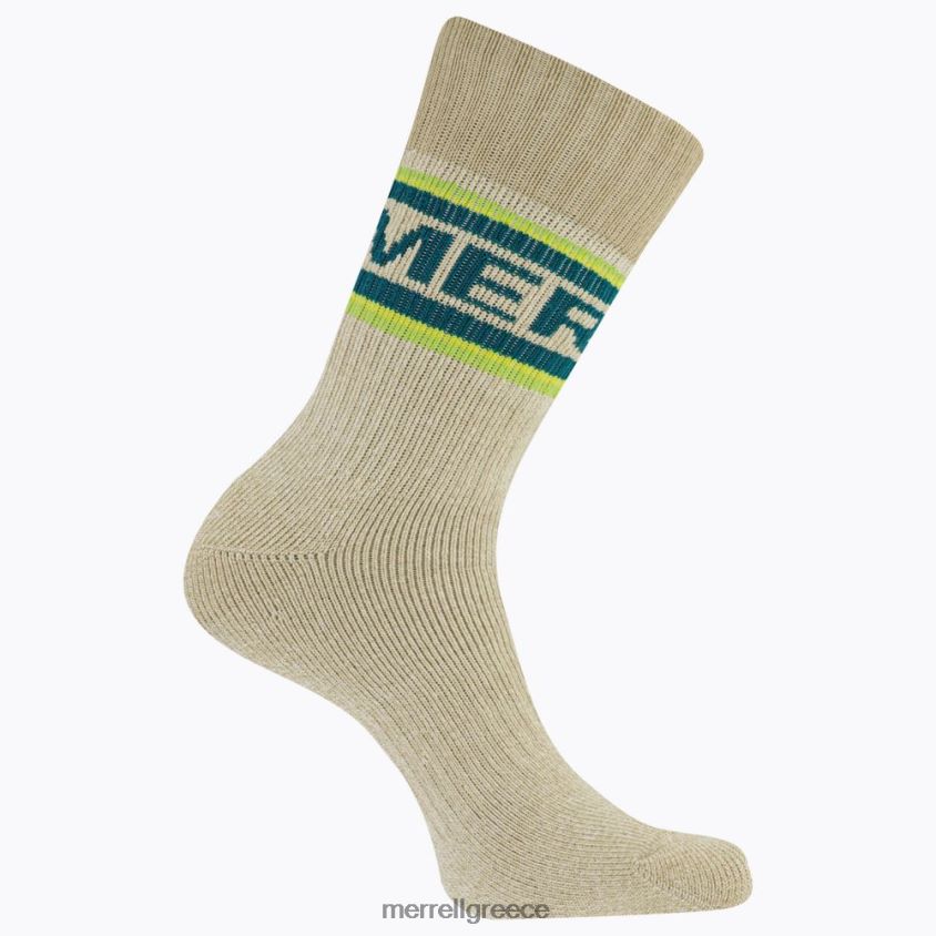 4FVVXX232 βουρτσισμένη κάλτσα πληρώματος (jsf26904-300) πράσινος Merrell