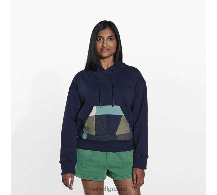 4FVVXX1240 σκραπ πουλόβερ με κουκούλα (jws26642-353) ΠΟΛΕΜΙΚΟ ΝΑΥΤΙΚΟ Merrell