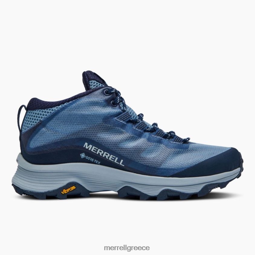 4FVVXX879 ταχύτητα moab mid gore-tex (j135418) ΠΟΛΕΜΙΚΟ ΝΑΥΤΙΚΟ Merrell