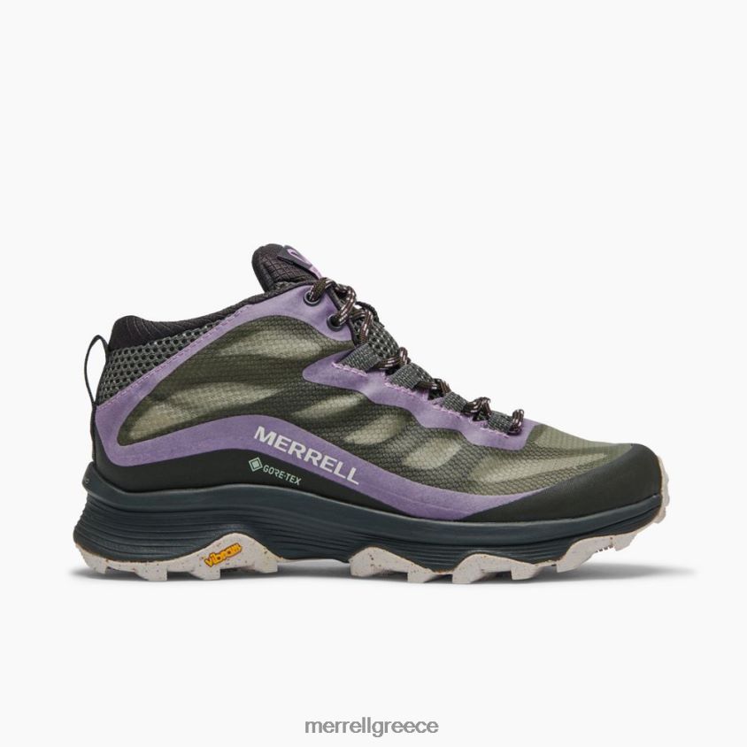 4FVVXX880 ταχύτητα moab mid gore-tex (j135416) λειχήνα Merrell