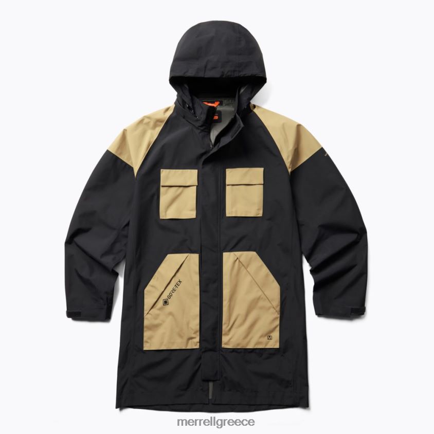 4FVVXX796 gore-tex cargo pocket parka (jmf26677-010) μαύρος Merrell