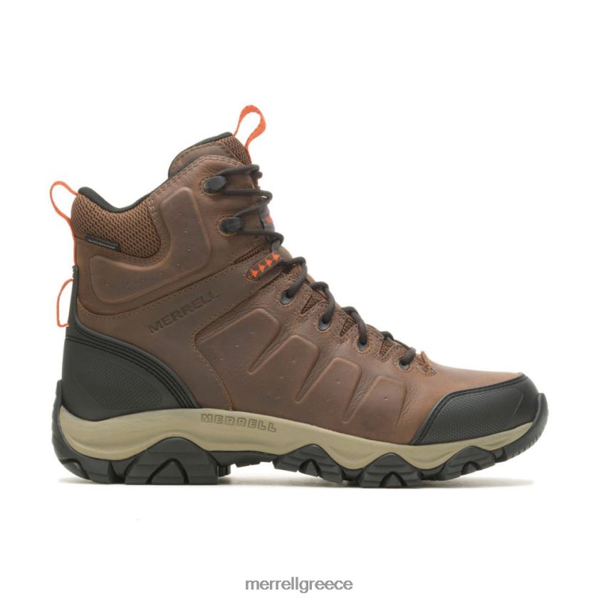 4FVVXX556 phaserbound 2 mid waterproof sr (j005057) γη/πορτοκαλί Merrell