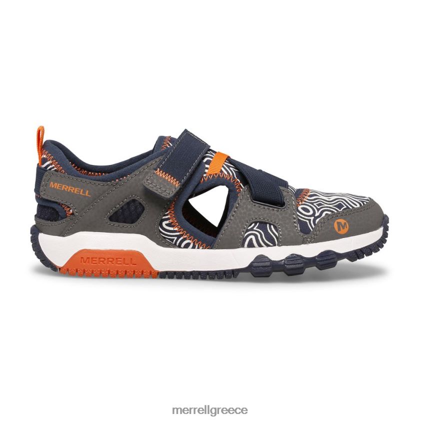 4FVVXX1503 hydro free roam chroma sandal monarch (mk265855k) γκρι/ναυτικό Merrell