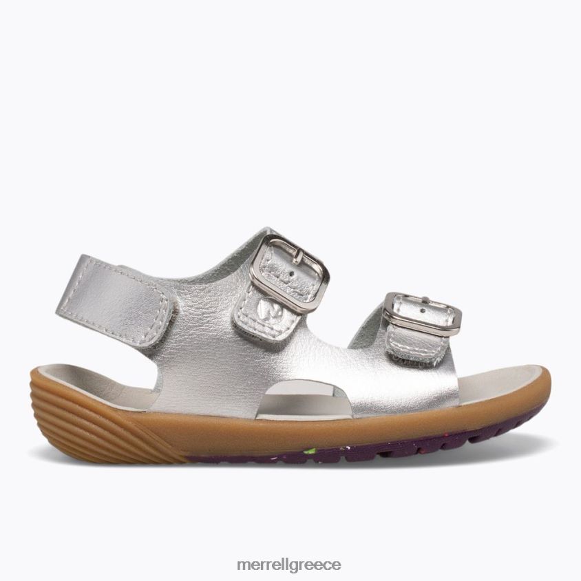 4FVVXX1402 σανδάλι γυμνό βήμα (ml161231) ασήμι Merrell